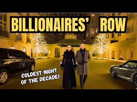 Exploring Manhattan's ULTRA-WEALTHY BILLIONAIRES' ROW To Times Square NYC | DANGEROUS COLD