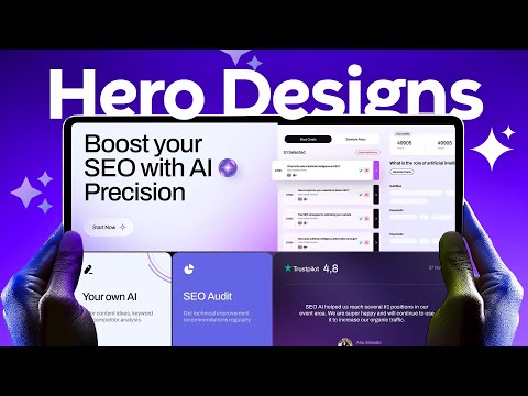 Best Hero Layout Inspiration of 2025