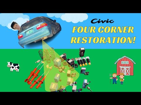 EG Civic gets ALL NEW Suspension, Bushings, and Brakes!