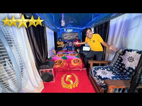 Making a Luxury 5 Star Room in Our Bus