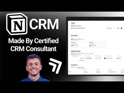How to Build a Notion CRM Like Salesforce (Free Template)