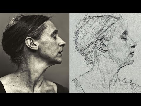 Master the Loomis Method: Step-by-Step Portrait of Anne Theresa de Kersmacker