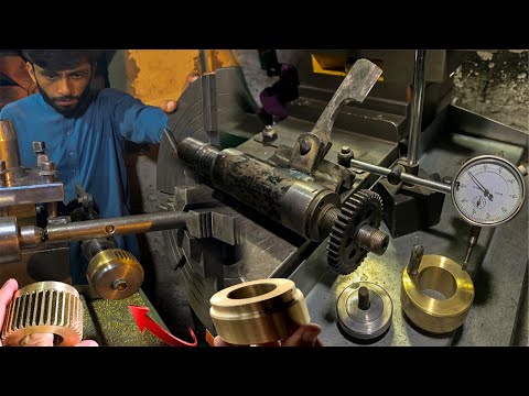 This Man is Genius Who Can Do This Method Spline, Worm and Gear Hobbing On Lathe Machine