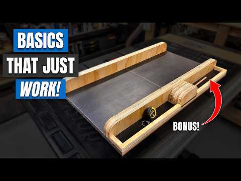 Beginners Crosscut Sled - Dead Easy Build!