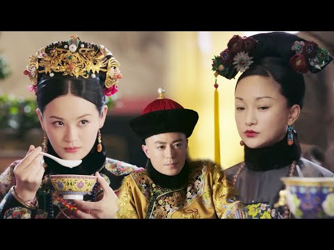 皇帝當眾升了阿箬的位分，如懿淡定舉杯，心裡清楚她的死期不遠了！ #青櫻傳 #周迅 #霍建华#中國電視劇