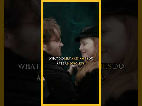 Lily and James’ Frenetic Life After Hogwarts! 🏰 #shorts