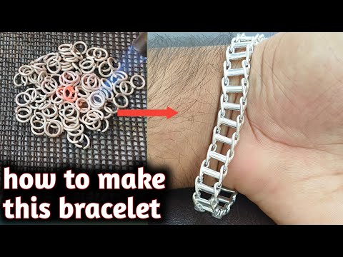 Bike Chain Bracelet/Jewelry Making/Silver Bracelet Tutorial