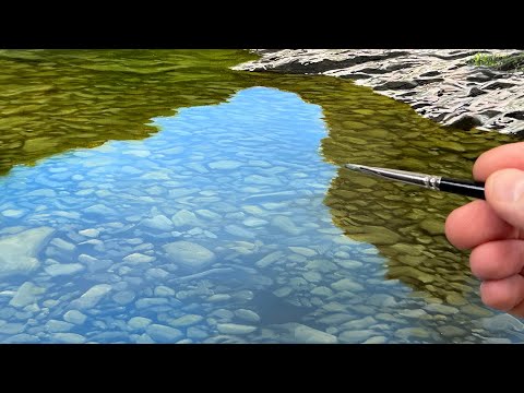 Painting a Rocky Riverbed with Realistic Detail | Oil Painting Tutorial