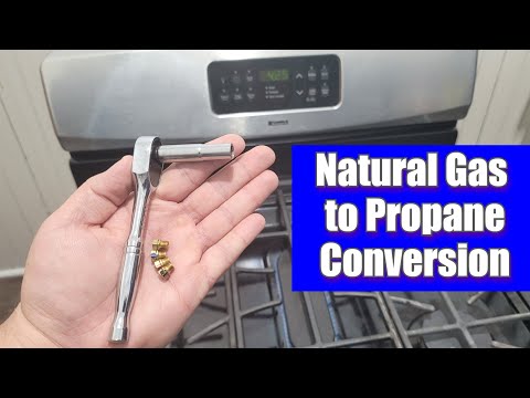 How to Convert a Natural Gas Stove to Propane - Kenmore / Frigidaire Natural Gas Stove Conversion