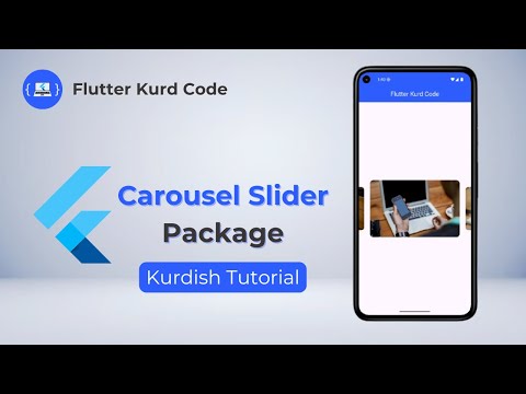 Flutter Carousel Slider Package🚀 - Kurdish Tutorial | فێرکاری فڵەتەر بە کوردی