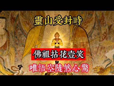 靈山受封時，佛祖拈花壹笑，唯悟空陡然心驚，因那花謝瞬間，他竟恍惚看見壹陌生女子淚眼婆娑，此異象困擾他直至金身圓滿亦未解！#立地成佛#念佛修行#因果正見#修行障礙化解#生死因果#佛学#佛教