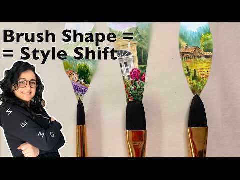 Expert Advice 📌 How a NEW BRUSH Can Change Your STYLE ✦ Watercolour Tutorial #Lightwish Brush review