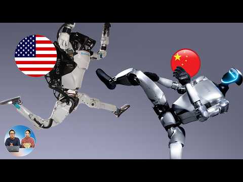 宇树科技PK波士顿动力：人形机器人首秀侧空翻！中美隔空较量，谁更胜一筹？ | 零度解说