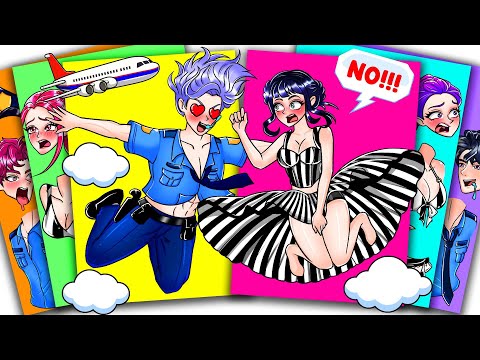 KPOP DEMON HUNTERS - HUNTRIX RUMI and Police JINU SAJA Flying in the Sky | Sticker Book DIY