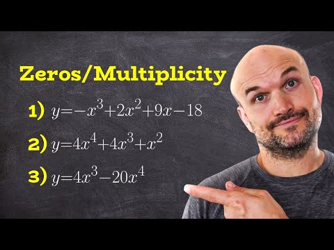 3 Ways To Find Zeros and Multiplicity of a Polynomial