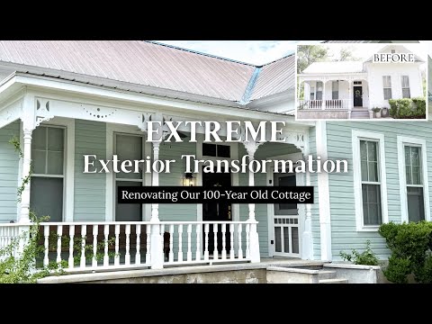 EXTREME EXTERIOR TRANSFORMATION (Episode 2) | Renovating Our Century Old Home!!! | Tauna Megan