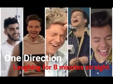 One Direction laughing for 8 minutes straight