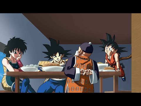 What if Goku were sent to Earth with his parents? Part 1,2,3