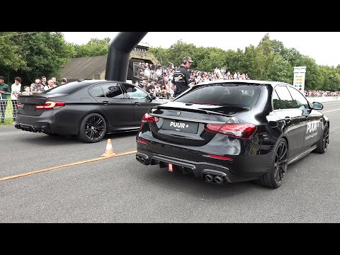 Sportcars Drag Racing! BRABUS 800 E63S, 800HP M5 F90, RS7 Sportback, GT3 RS iPE, 750HP M3 G80