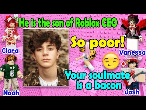 ❤️💛💚 TEXT TO SPEECH 🌈 My Soulmate Is The Roblox CEO's Son ✨ Roblox Story