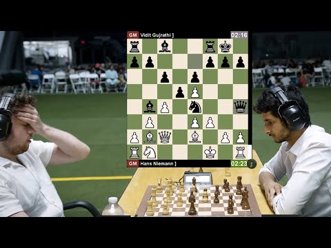 Hans Niemann Loses in Under 2 Minutes — Just 12 Moves!