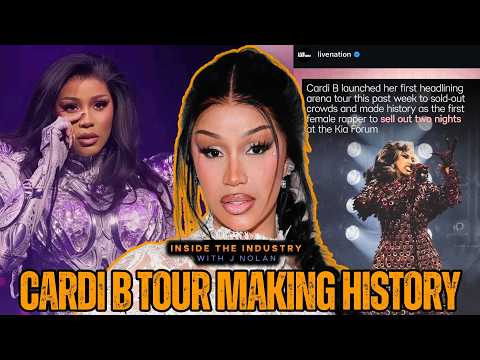 Cardi B Becomes 1st Female Rapper to Sell Out 2 Nights at Kia Forum Arena