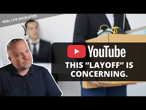 YouTube Announced a "Layoff"...And It's Concerning.