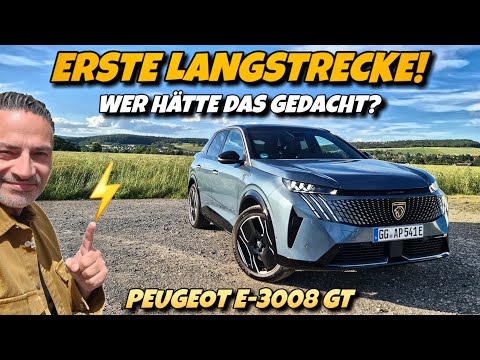 Peugeot E-3008 GT im Langstreckentest! Reichweite Verbrauch Ladezeit Software uvm. Elektroauto Test