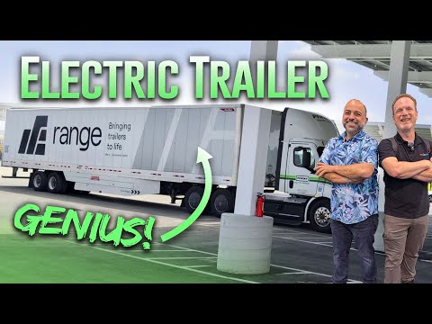 Electric Semi Truck? Start with the trailer! Genius setup by Range Energy!