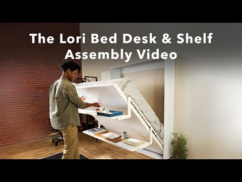 How to Assemble The Shelf & Desk Add-ons | The Lori Bed | Murphy Bed