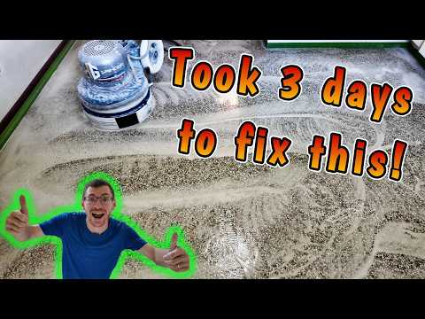 Nearly 40 years of dirt and wax buildup! Dull to dazzling floor restoration!