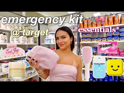 WHAT'S IN MY EMERGENCY KIT 2025 🖇️🌟🎀 back to school shopping at target