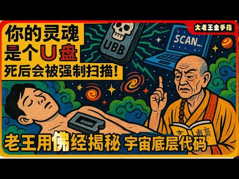 【老王来了|佛】骇人听聞!你的灵魂是个U盘,死后会被强制扫描!老王用佛经揭秘宇宙底层代码#毛泽东 #佛经 #佛教 #宗教 #老王来了 #大老王金手指 #心经