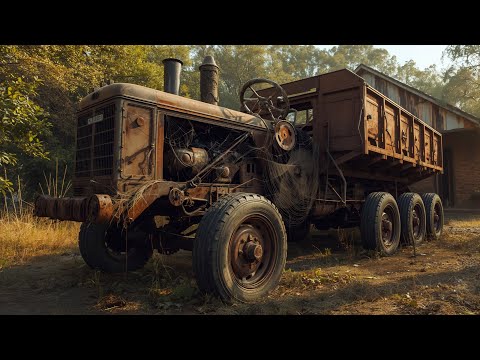 Spent $100,000 to Turn a 10HP Scrap Vehicle into a 200HP Super Tractor // Complete Transformation