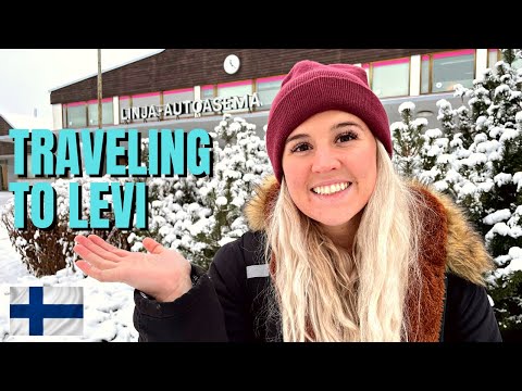 CHEAPEST And EASIEST Way From Rovaniemi to Levi (Lapland, Finland)