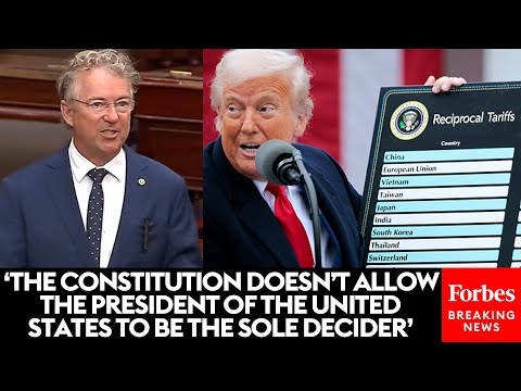BREAKING: Rand Paul Decries Congressional 'Cowardice' As He Explains Vote To End Trump's Tariffs