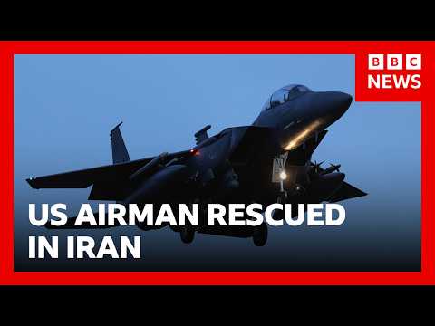 Trump says missing US crew member from downed jet rescued in 'daring' operation in Iran | BBC News