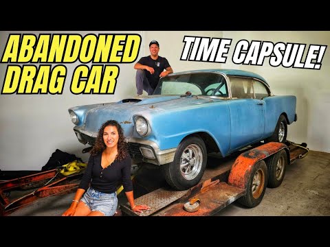 We Bought This ABANDONED 1956 Chevy Drag Car That's Been Parked Since The 80s!! – Total Time Capsule