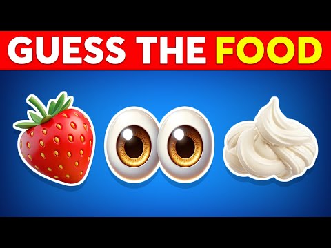 Guess the FOOD by Emoji? 🤔 Emoji Quiz