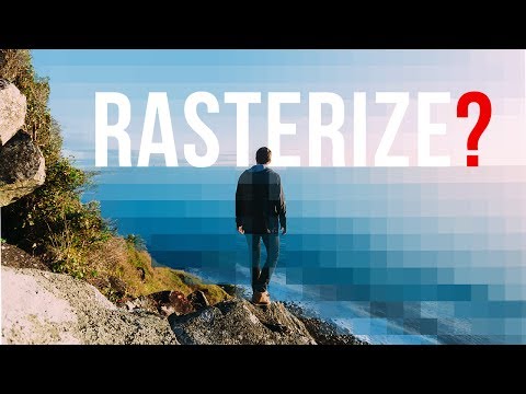 What is Rasterize in Photoshop? Difference Between Raster, Vector, and Smart Objects