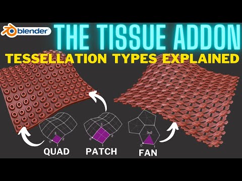 Tissue Addon - Tessellate Options for Blender