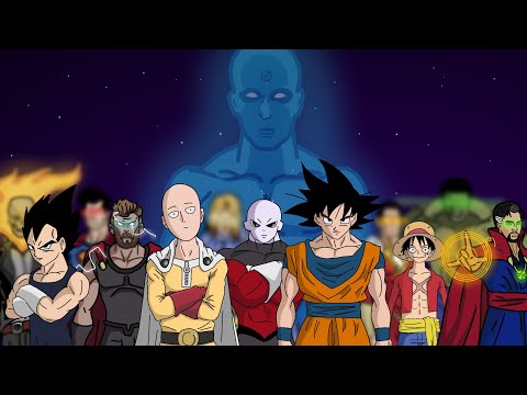 Saitama and goku..!!( TOP-2)..!!compilation..!!ANIME vs DC VS  MARVEL..!