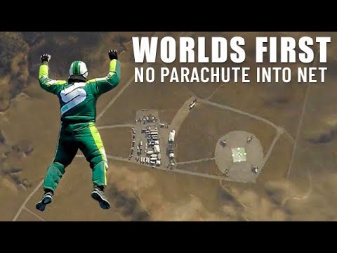Skydiver Luke Aikins Jumps 25000 Feet Into Net With No Parachute