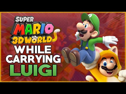 Is it possible to beat Super Mario 3D World While Carrying Luigi?