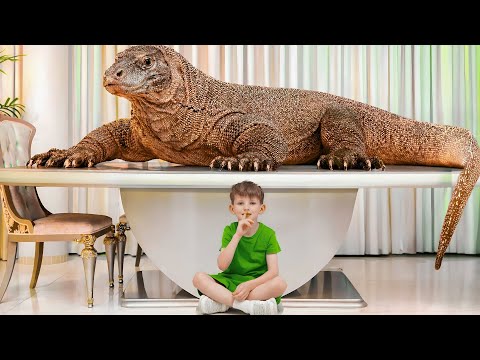 야생 동물들이 집에 왔어요! 🐘🦒