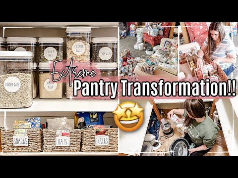 *NEW* PANTRY MAKEOVER ON A BUDGET :: DIY Pantry Organizing Ideas 2023