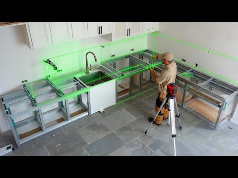 The Truth a Beautiful Kitchen | Granite Install Project on Stainless Steel Frame According Simplest