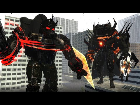 WHAT IF TITAN ASTRO JUGGERNAUT FOUGHT VS TITAN TV MAN "THE WATCHMAN OF DOOM" - Skibidi Toilet GMod