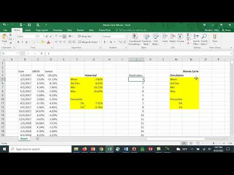 Value at Risk in Excel Historical vs Monte Carlo Methods