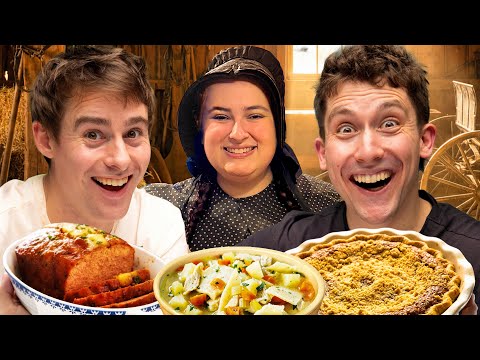 Two Brits try Real Amish Comfort Food!